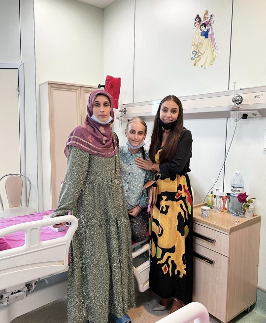Лейла Алиева посетила Детскую онкологическую клинику при   Национальном Центре Онкологии