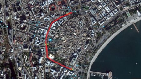 Сегодня и завтра ограничено движение на двух центральных улицах Баку
