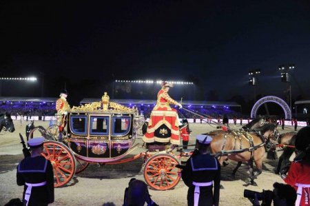 Карабахские скакуны очаровали публику на шоу в честь 90-летия королевы Елизаветы II 