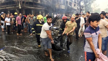 Число жертв теракта в центре Багдада достигло 165, ранено 168 человек