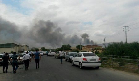 В Ширване на военном заводе произошел мощный взрыв